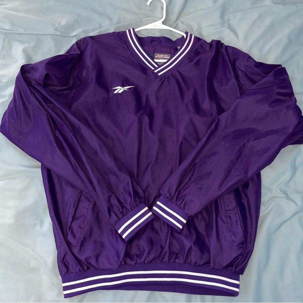 Vintage 90s Reebok Windbreaker – Purple – Size M